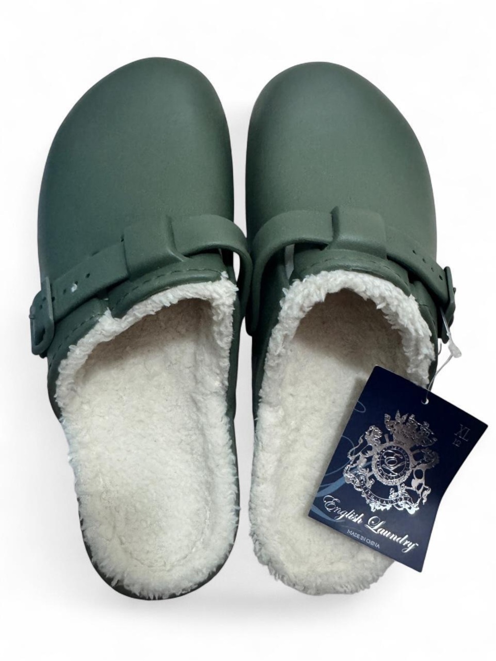 Olive Men’s Slip on Clogs Slippers